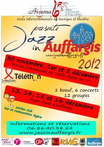 2012-11 Affiche Jazz in Auffargis