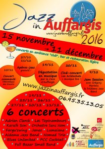 2016-11 Affiche Jazz in Auffargis