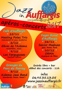 2017-11 Affiche Jazz in Auffargis - Apéros-jazz
