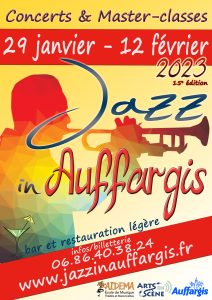 2023-01 Affiche Jazz in Auffargis